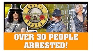 Guns N' Roses News:  More Than 30 People Arrested At Concerts in New Jersey