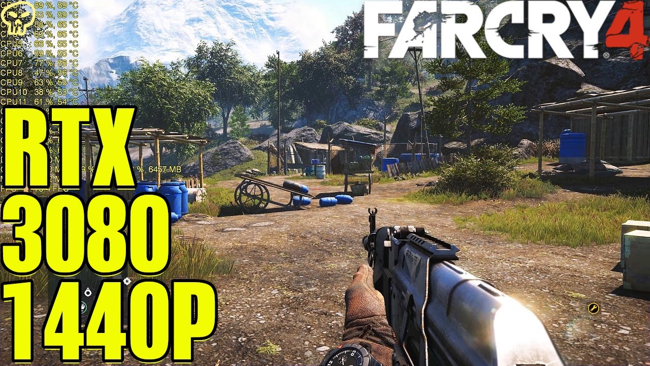 Far Cry 4 Rtx 3080 Ultra Settings AA Comparison Performance 1440P