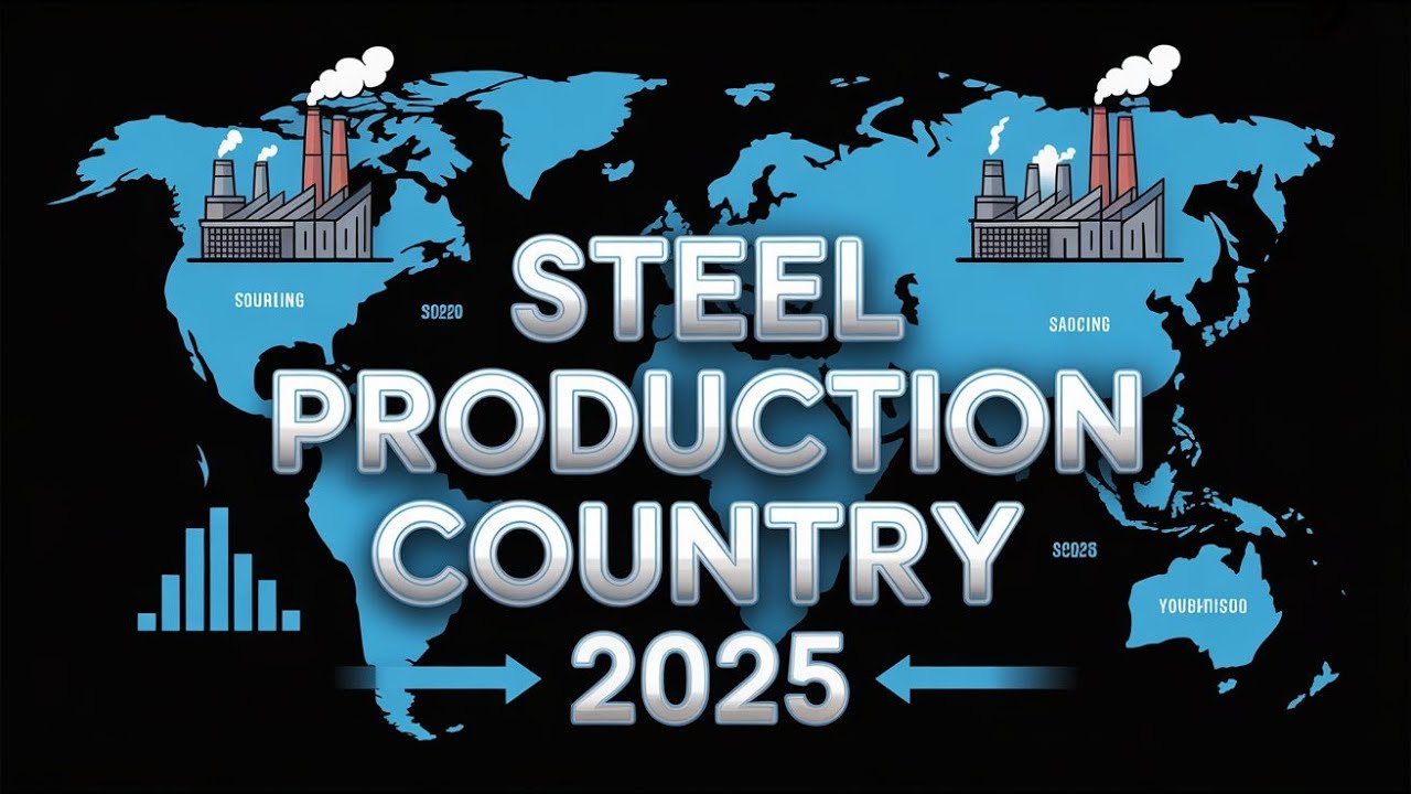 Steel Production by Country 2025 || List of countries by steel production 2025