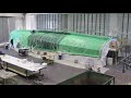Volvo Ocean Race Hull Mold Resin Infusion Time-Lapse