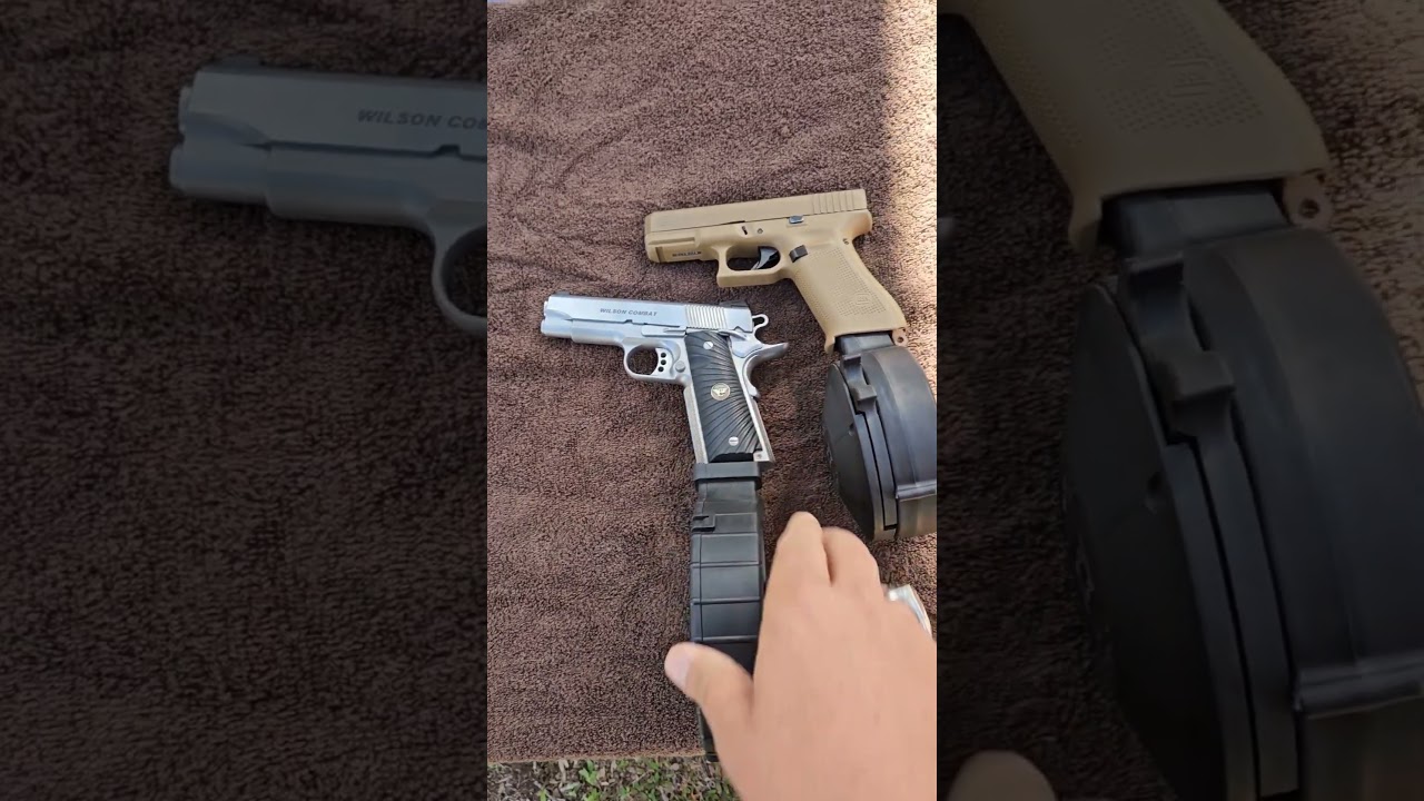 Glock 19x vs. Wilson Combat. DONT BE BARELY ARMED!!!!