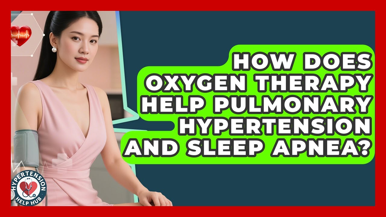 How Does Oxygen Therapy Help Pulmonary Hypertension And Sleep Apnea? - Hypertension Help Hub