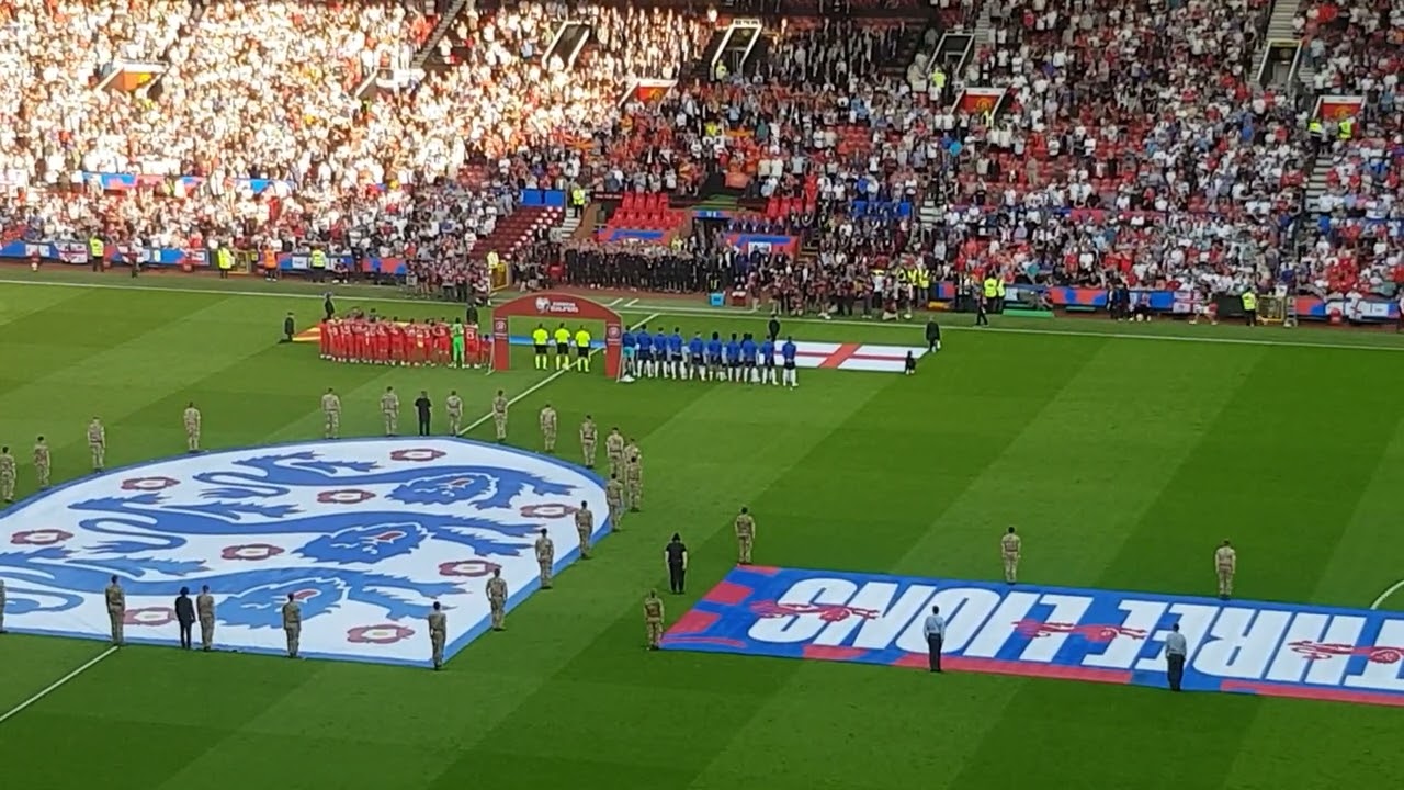 England vs North Macedonia | National Anthems