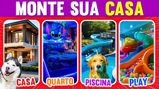 🏡✨ MONTE SUA CASA DOS SONHOS 💭🐶 Jogo das Escolhas