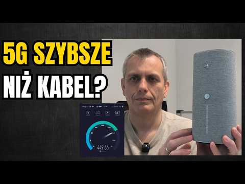 Internet 5G szybki jak światłowód? 🚀 TEST ZTE G5 Ultra Style – Najładniejszy router z Wi-Fi 7!