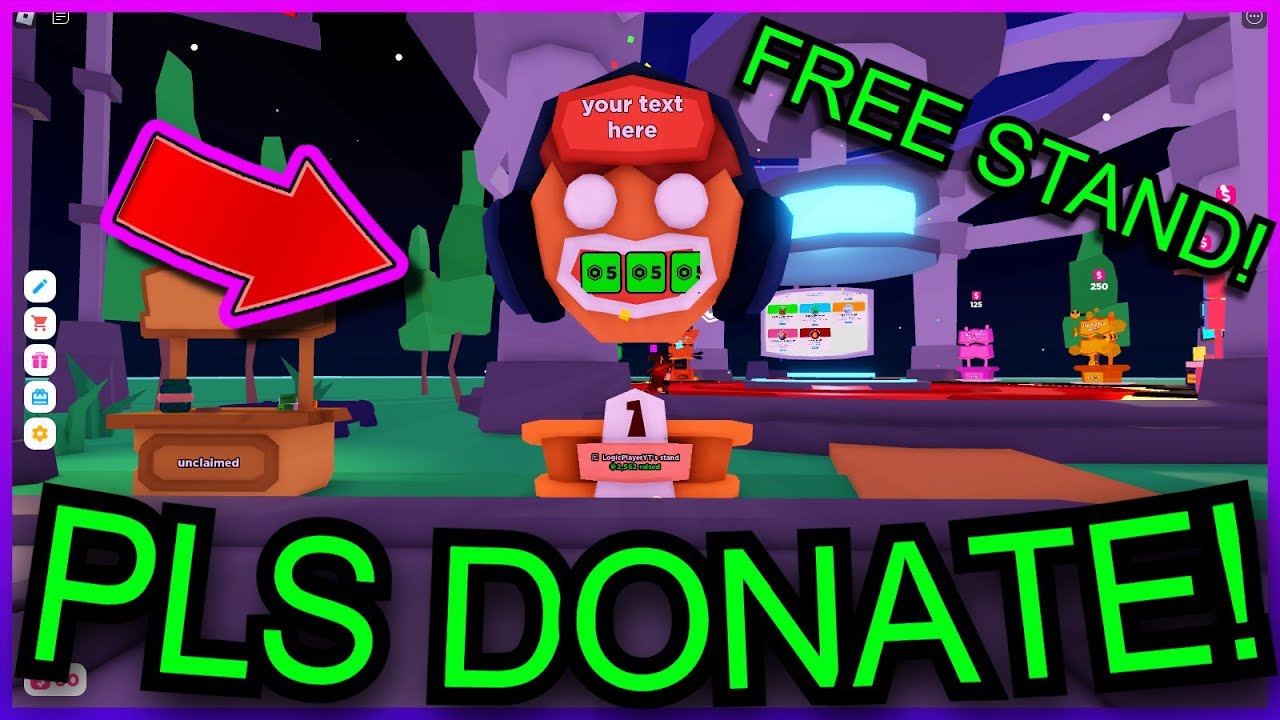  FREE BOOTH How To Get LazerBeam Booth Roblox Pls Donate YouTube