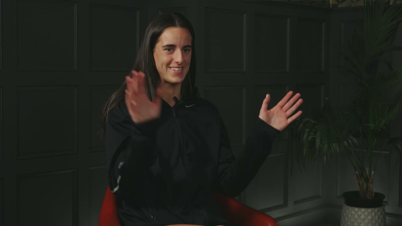 Exclusive interview with Caitlin Clark at the 2024 Wooden awards