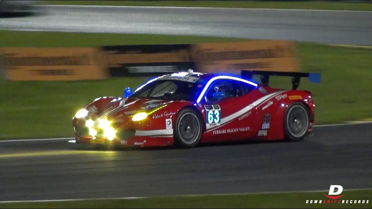 Ferrari 458 GTD and GTLM // On-Track at Daytona