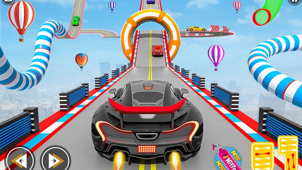 Formula Car Racing Stunts Simulator 2021 - Impossible Car Mega Ramp 3D - AndroidGamePlay #2