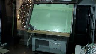 Mid 1950S Desk-O-Matic Ii Drafting Table With Accutrac Drafting Machine