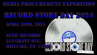 Media Procurement Expedition - April 20th, 2024 - Attic Records (Millvale) Record Store Day 2024