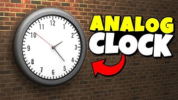 How To Make An Analog Clock | HowToRoblox