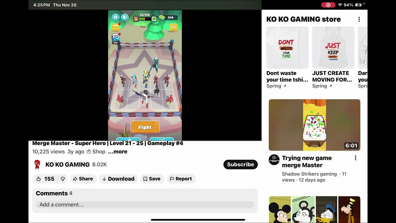 November 20, 2025 merge superhero 