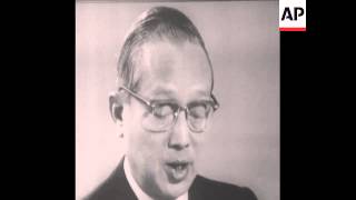SYND 25 2 68 SECRETARY GENERAL TO THE UNITED NATIONS GIVES SPEECH ON THE VIETNAM WAR