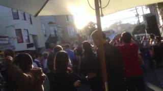 DJ MC2 spinning at CASTRO STREET FAIR 2012