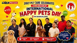 Zigly Pet Care Celebrates Third Edition of International Happy Pets Day in Bangalore#zigly#pet#pets