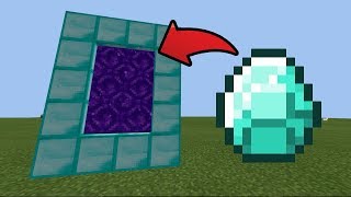 How To Make a Portal to the Diamond DIMENSION in Minecraft Pocket Edition screenshot 3