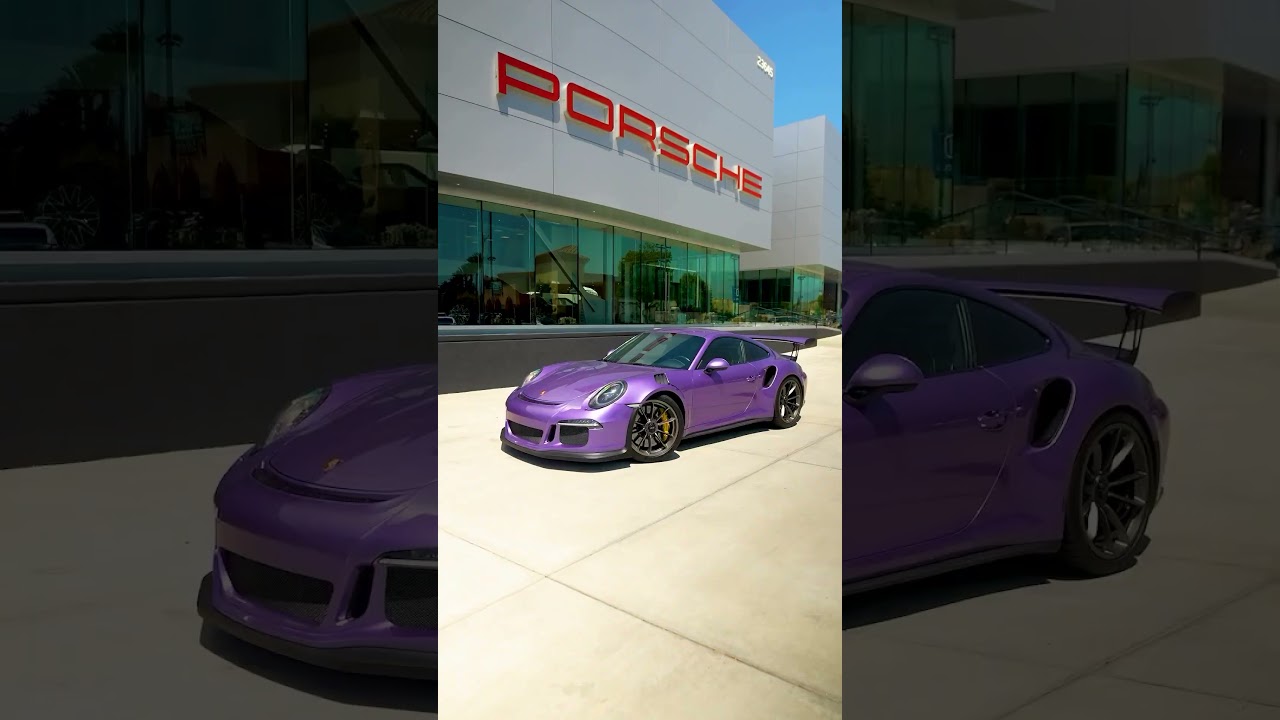 PTS shades on 991 GT3RS in Viola Purple Metallic. 🦄 