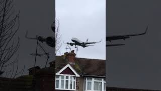 British Airways Ba1391 Airbus A320 G-Ttsd Landing Bhd-Lhr