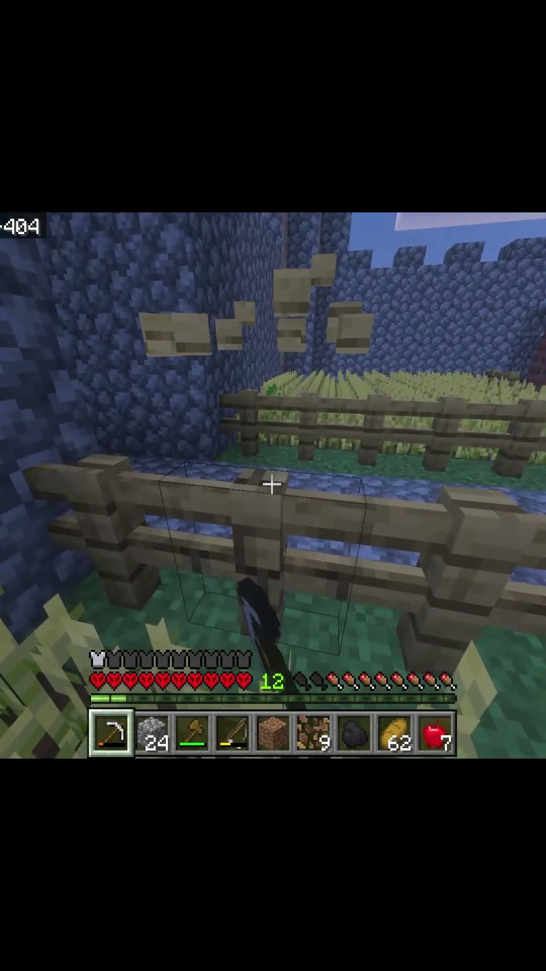 Thumbnail for "Guys... We Die Here." Famous Last Words in Hardcore Minecraft  #minecraft #anotherbrickinthewall