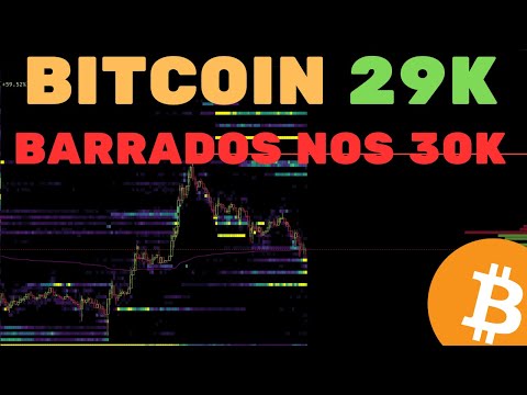 BITCOIN SOBE MAS NÃO CONSEGUE ROMPER 30K + DUMP NOS MERCADOS 