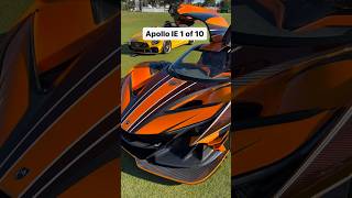 Exclusive Look At The 1 Of 10 Apollo Ie Hypercar At Motorcar Cavalcade