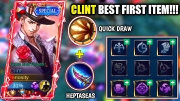 CLINT USERS | CLINT BEST FIRST ITEM | CLINT BROKEN BUILD | CLINT BEST BUILD & EMBLEM 2021 | MLBB