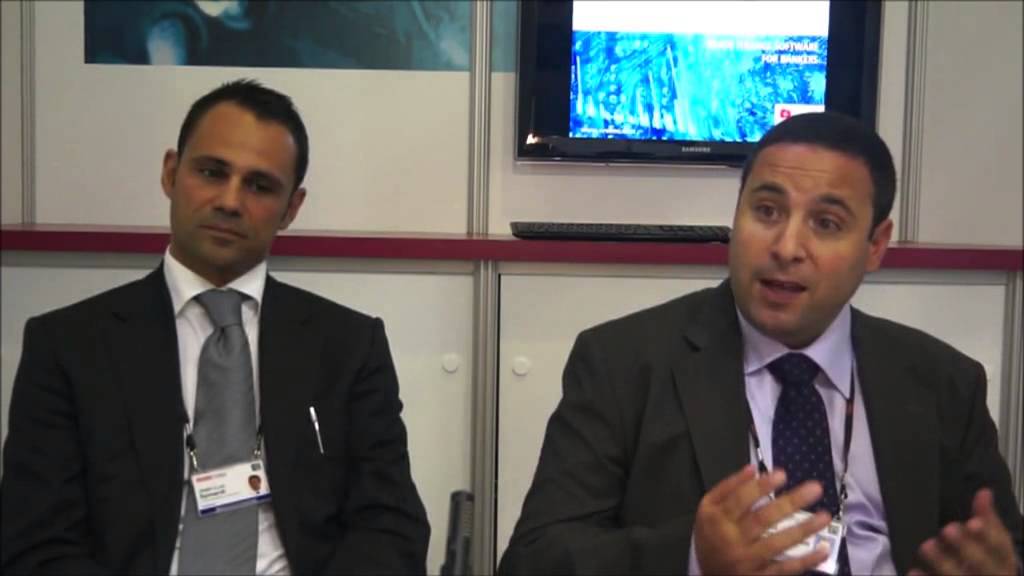 Jean-luc Spinardi and Paul Cohen Dumani of MIT at SIBOS Dubai