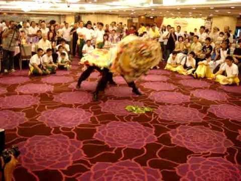 www.liongogo.com 羅山派張文聲國術總會恭祝趙太祖師誕（林志華醒獅採青）2