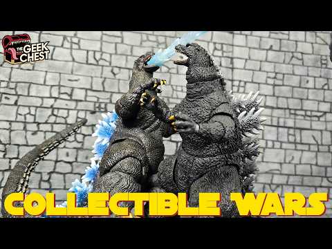 Hiya Godzilla Exsquisite Basics 1991 Hokkado Ver. VS SH Monsterarts Godzilla 91 - Collectible Wars