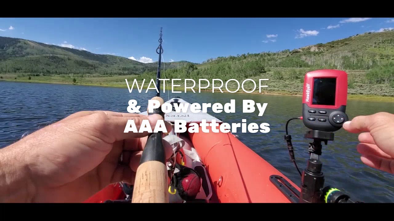 HawkEye® Product SnapShot™  FishTrax Paddlesports Fish Finders