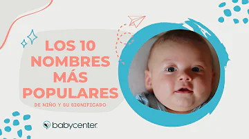 ¿Qué nombres de bebé no pasan de moda?