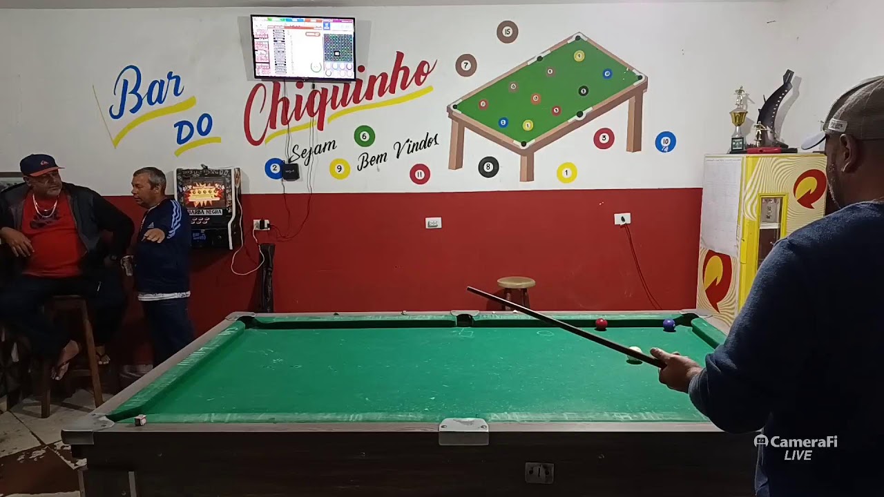 CAMPEONATO DE BILHAR DO CHIQUINHO AO VIVO