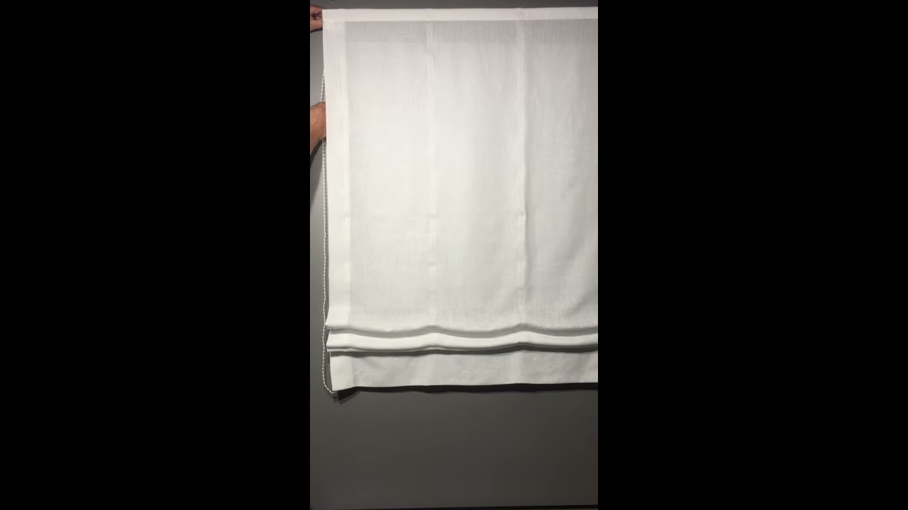 Design Faltrollo I Raffrollo Pure in 25 Farben auf Wunschmaß I bei www.gardinen-sauer.de erhältlich