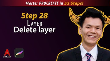 Procreate : Delete layer -Step 28