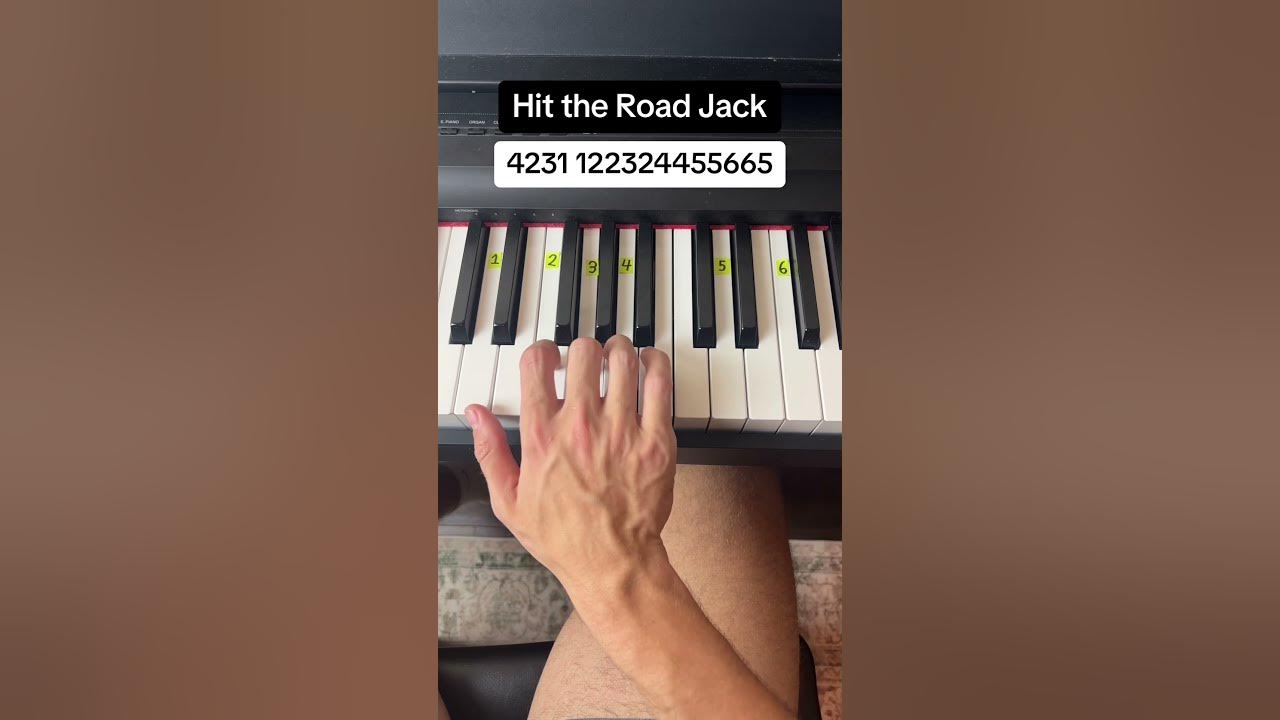 Hit the Road Jack Easy Piano Tutorial Hit the Road Jack Easy Piano Tutorial
