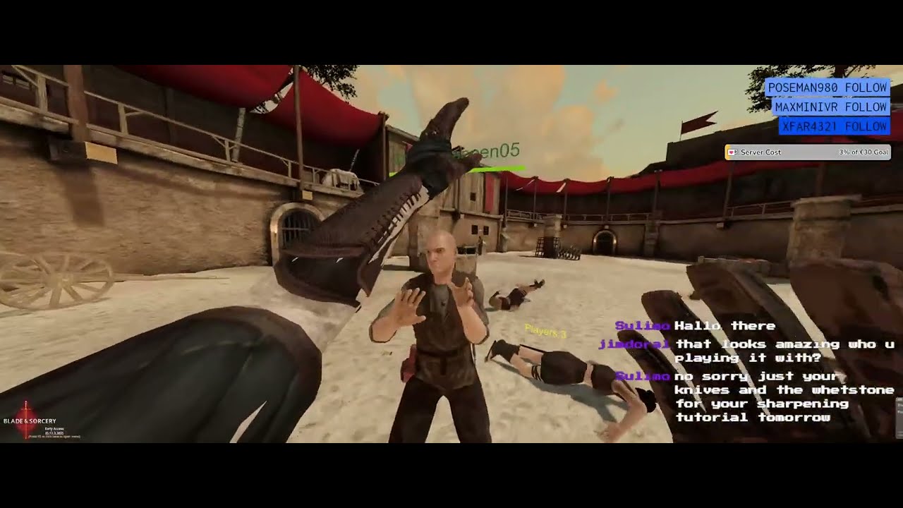 Blade and Sorcery Multiplayer Stress Test YouTube