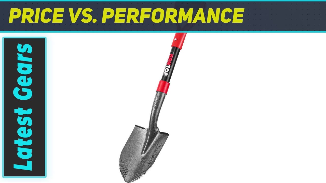 HANTOP Small Shovel - Best Compact Survival Shovel for Gardening and Camping