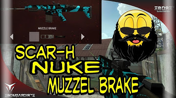 BULLET FORCE - SCAR-H - NUKE - MUZZLE BRAKE -WOODS