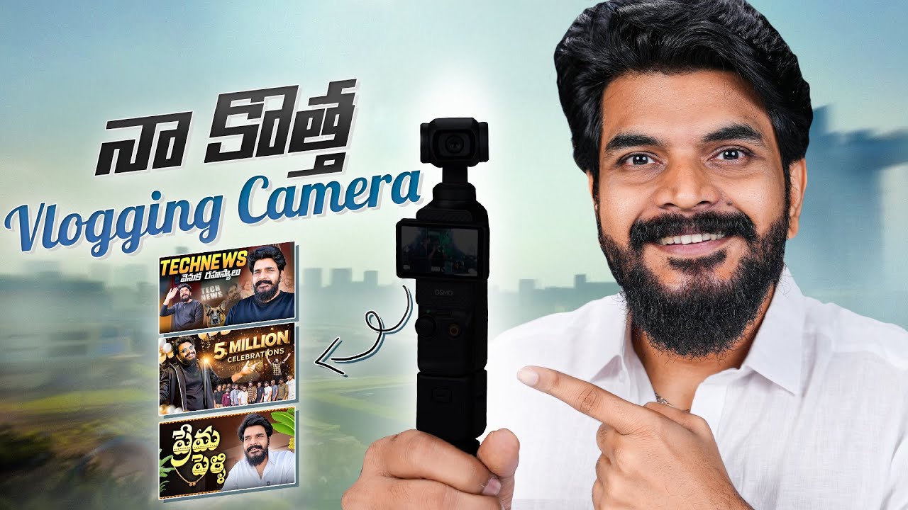 My New Vlogging Camera 🥳🤩 || ft. DJI Osmo Pocket 3