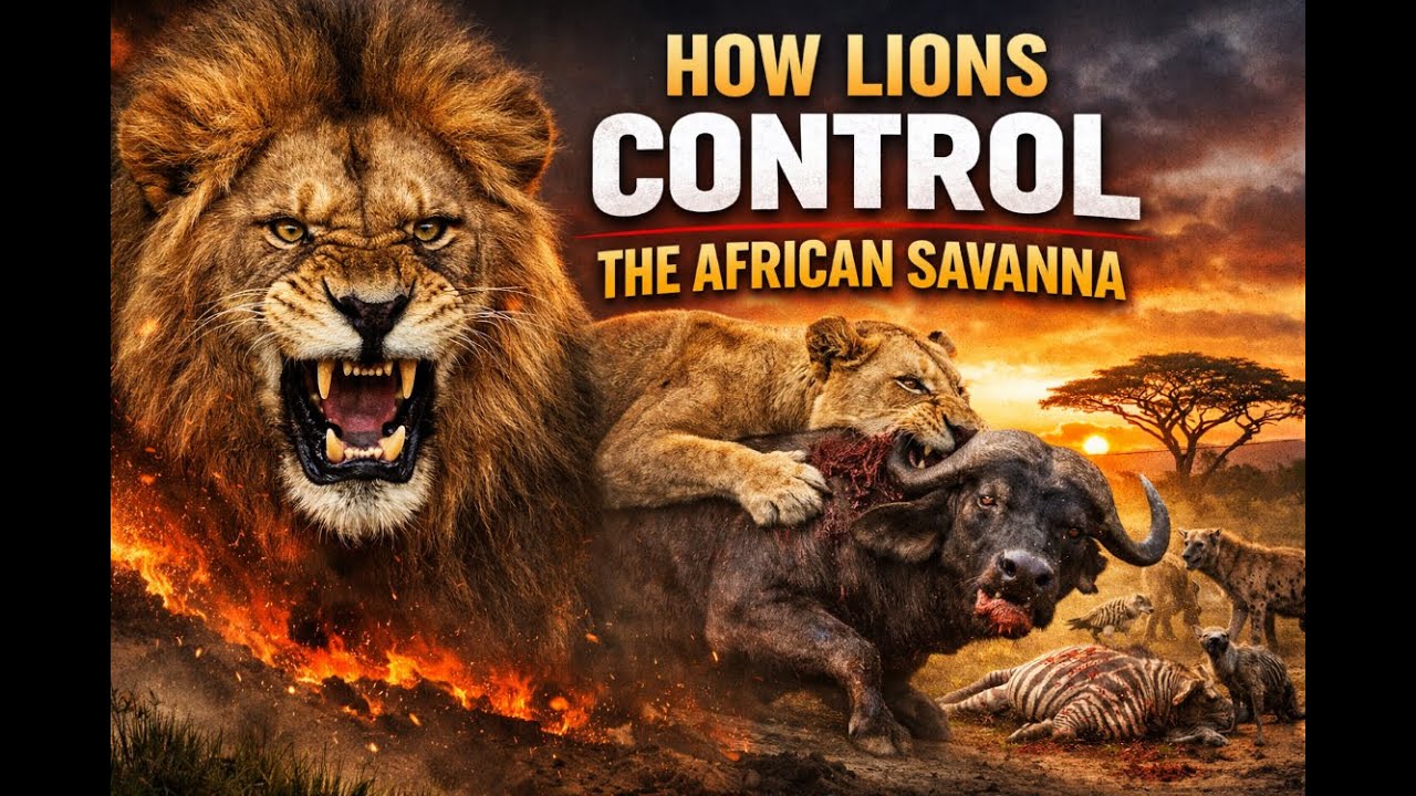 Lions vs Nature: Why Saving Lions Means Saving the Savanna