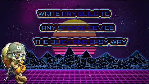 Write any RetroPie build to a SSD the easy way