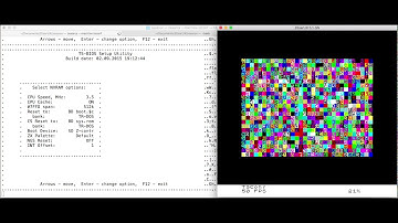 ZEsarUX emulator - First boot of machine TS-Conf