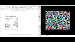 ZEsarUX emulator - First boot of machine TS-Conf