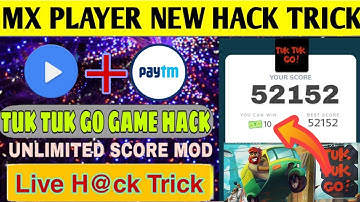 MX player new geme  tricks/Tuk Tuk Go Geme tricks/New  apk tricks/Live proof Unlimited||