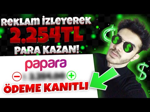 REKLAM İZLEYEREK GÜNDE 78$/(2.254TL) PARA KAZAN! - İnternetten Para Kazanma | Para Kazan