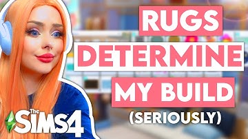 Each Room is Based off a Random Rug in The Sims 4 // Sims 4 House Building Challenge