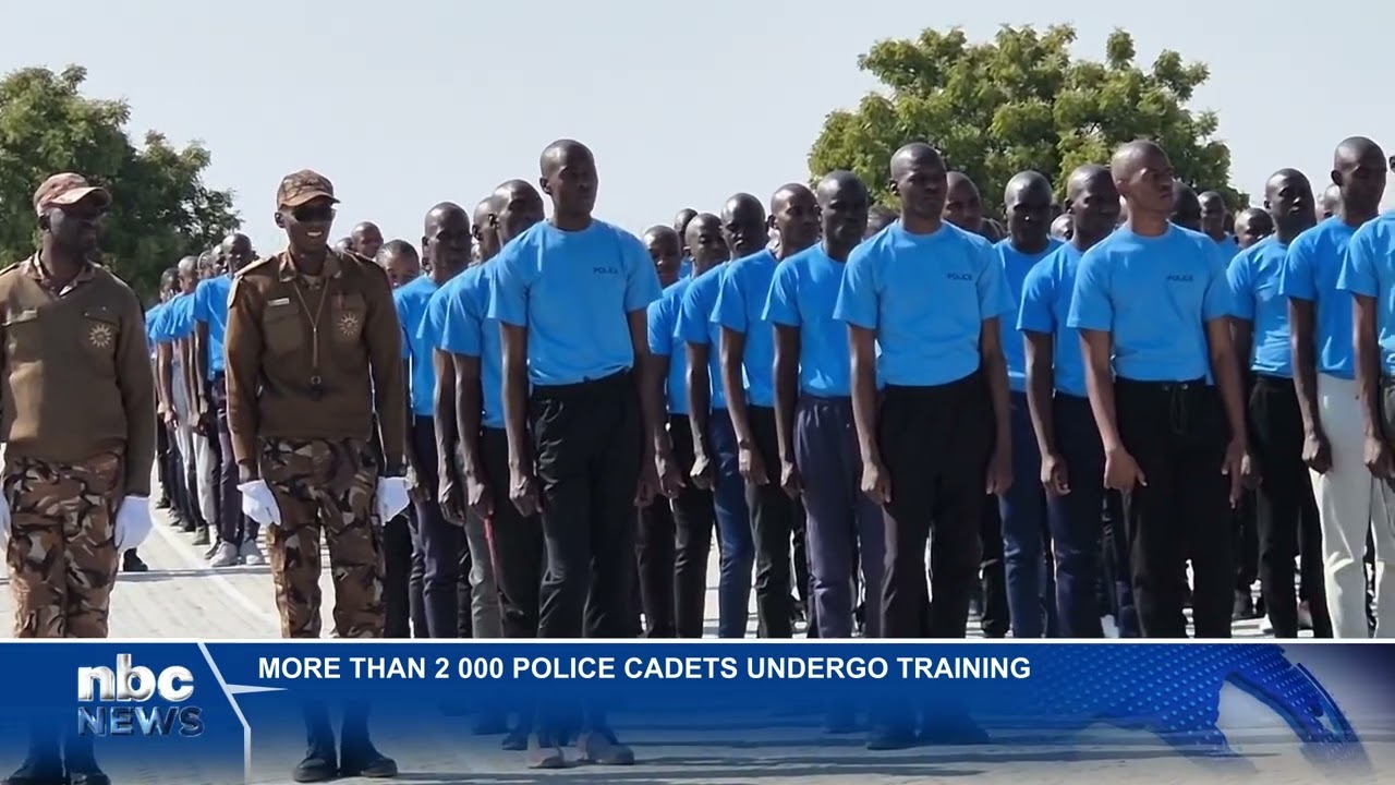 Over 1,000 cadet constables begin training in Ondangwa - nbc