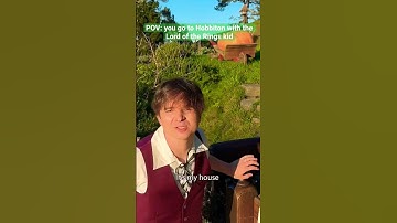 Thumbnail of POV: you go to Hobbiton with the Lord of the Rings kid #shorts #lordoftherings #lotr #hobbit #nz