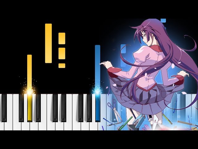 Bakemonogatari OP4: Renai Circulation - Piano Tutorial / Piano Cover class=